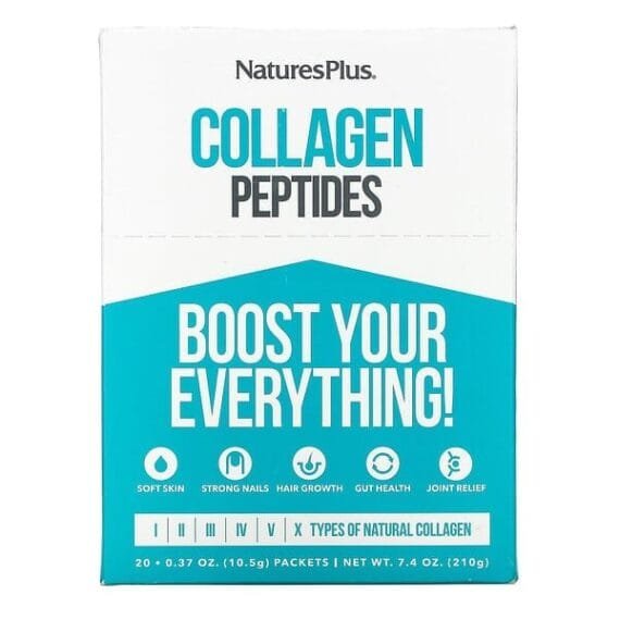 Natures Plus Collagen Peptides Stick packs 20 x 10.5gm