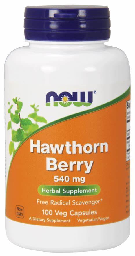Now Hawthorn Berry 540mg Caps 100's