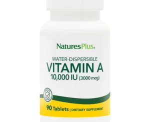 Natures Plus Vitamin A 10,000iu Tabs 100's - Water Dispersible