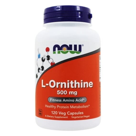 Now L Ornithine 500mg Caps 120's