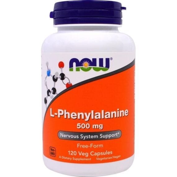 Now L Phenylalanine 500mg Caps 120's
