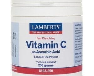 Lamberts Ascorbic Acid 250gm Vitamin C