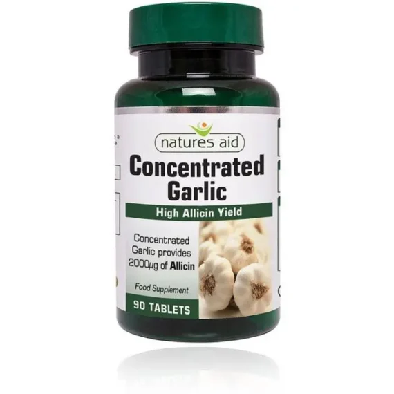 Natures Aid Garlic Concentrated 2000mcg 90s