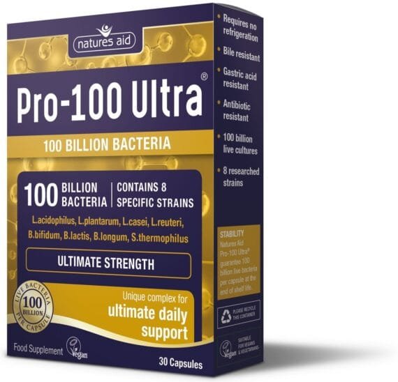 Natures Aid Pro-100 Ultra 100Billion-30's