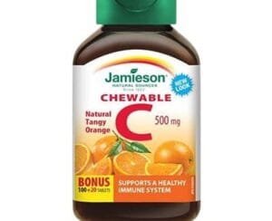 Jamieson Chewable C 500mg Tablets 120's
