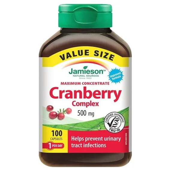Jamieson Cranberry Complex 500Mg Capsules 60S