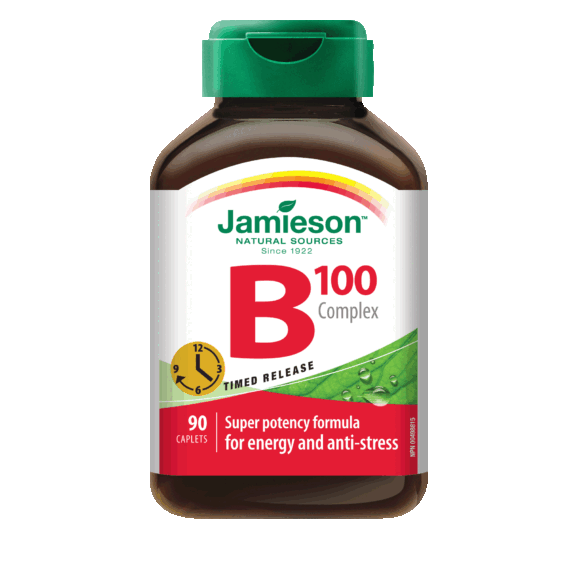 Jamieson Vitamin B Complex 100Mg Caplets 60`S