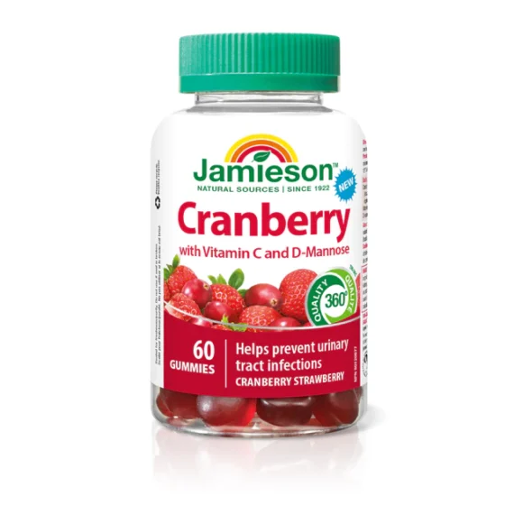 Jamieson Cranberry C+D Gummies 60`s