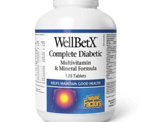 Natural Factors Wellbetx Diabetic Tablets 120's