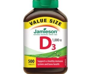 Jamieson Vitamin D3 1000 Iu Tablets 100`S
