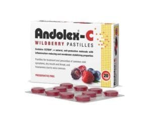 Andolex C Wildberry Pastilles 20's