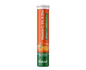 Nutriaf Vitamin C, D3, and Zinc Tabs 20s