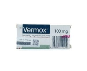 Vermox 100mg Tablets 6's