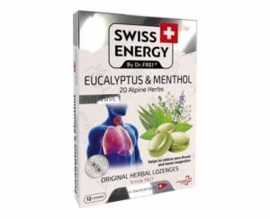 Swiss Energy Lozenges Eucalyptus and menthol 20's