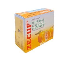 Zecuf Cough Lozenges Orange 20's