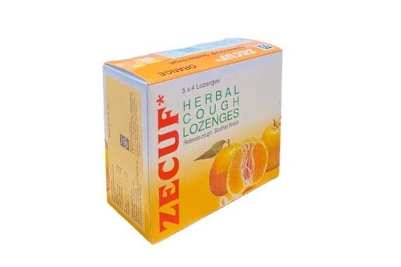 Zecuf Cough Lozenges Orange 20's