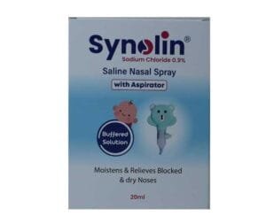 Synolin Saline Nasal Spray With Aspirator 20ml