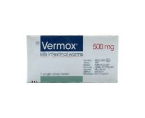Vermox 500mg Tablets 1's
