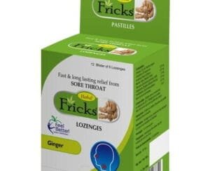 Fricks Ginger Lozenges 72's