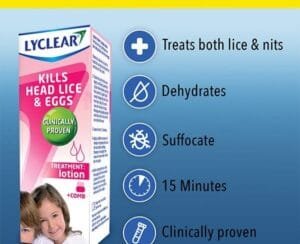 Lyclear Lotion + Comb 100ml